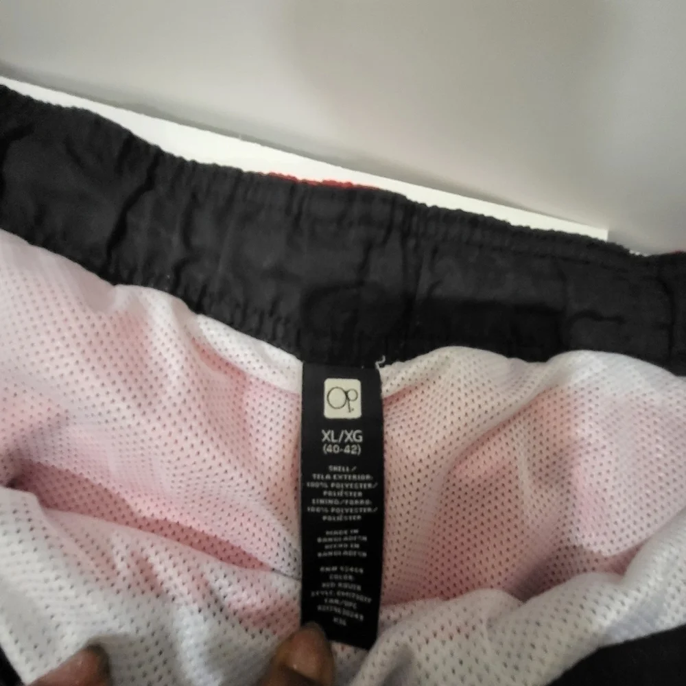 OP/ Ocean Pacific  Men's Red Swim Trunks/ Board Shorts  Size‎ XL/40-42